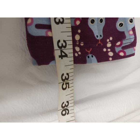 Lularoe Snake Print Purple OS Leggings. Green Snake Print. - Picture 6 of 7